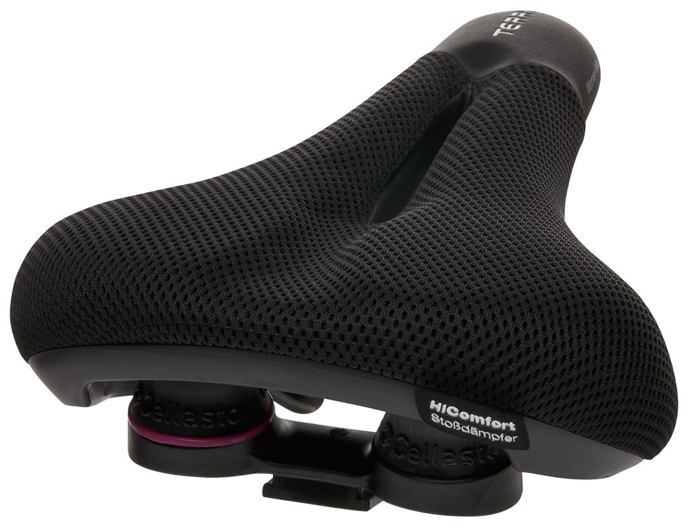 TERRY selle Fisio ClimaVent Gel Max Lady avec trou black 183 x 259 mm