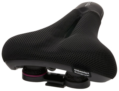 TERRY selle Fisio ClimaVent Gel Max Lady avec trou black 183 x 259 mm